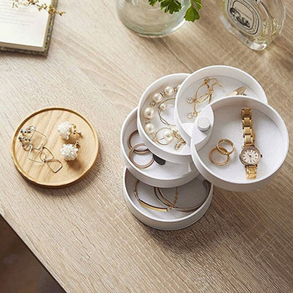 Five Layer Rotatable Jewelry Box